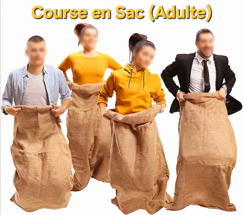 Jeu "Course en sac" (x6 Adultes H)