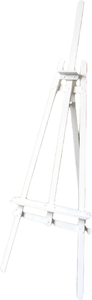 Chevalet bois blanc
