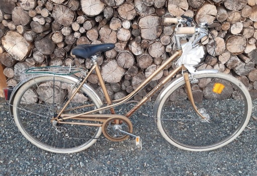Vélo Vintage Or