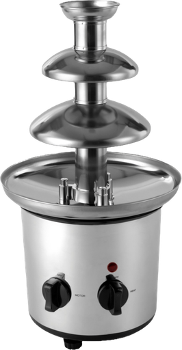 Fontaine à chocolat inox - 3 étages