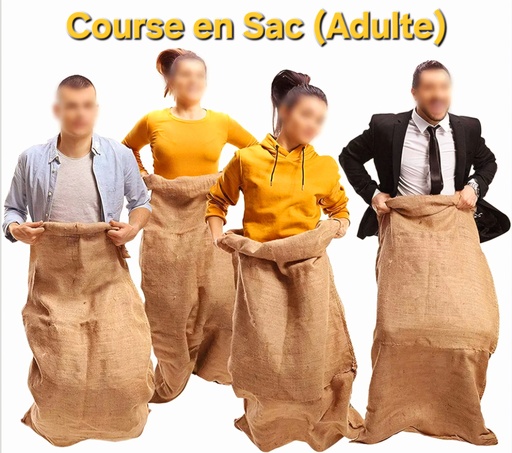 Jeu "Course en sac" (x6 Adultes H)