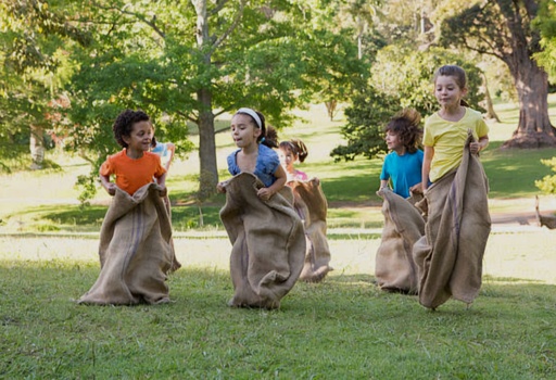 Jeu "Course en sac" (x6 Enfants)